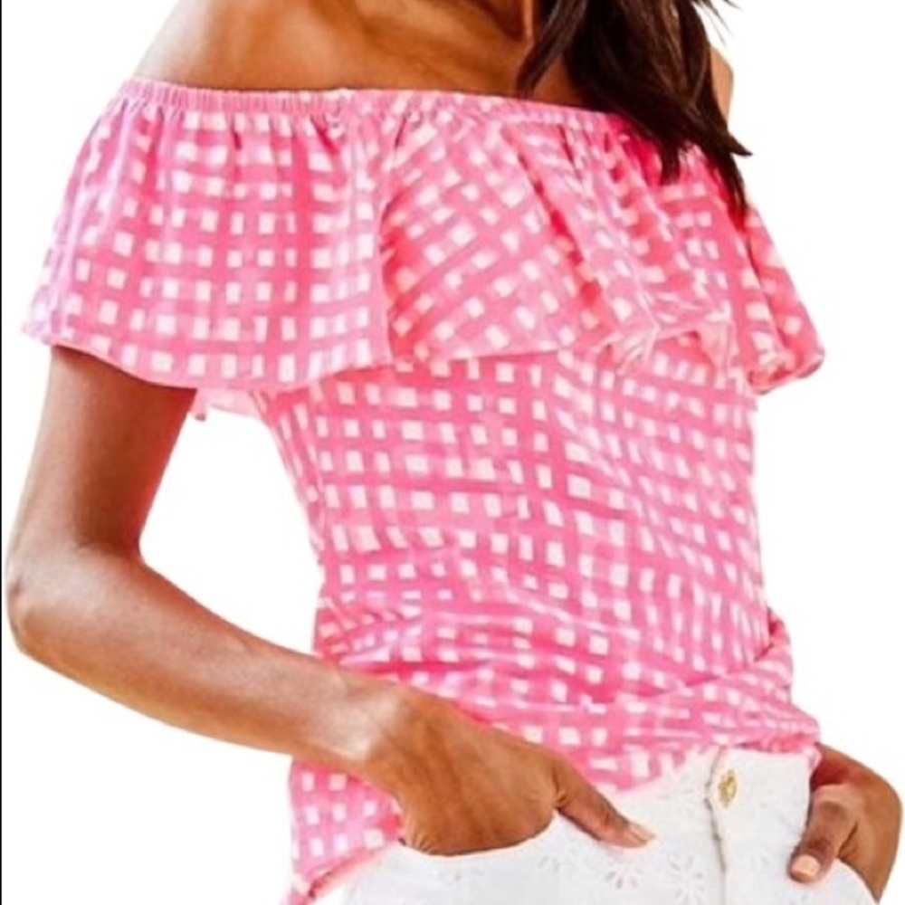 Lilly Pulitzer La Fortuna Off Shoulder XL